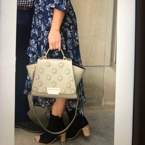 zac posen floral bag